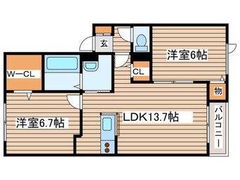間取図 グランメ－ル