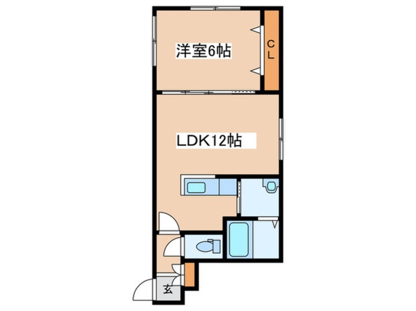 間取図 コンフォート美園4条