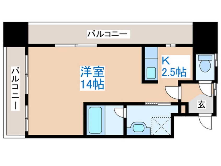 間取図 ドエル宮の沢