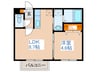 ベッサ 1LDKの間取り
