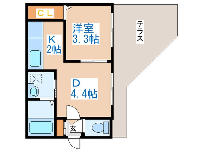 間取り図 VERIEST琴似
