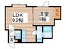 ウイングS＆A 1LDKの間取り