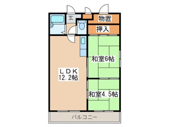 間取図 エンドレス三井西岡
