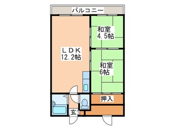 間取図 エンドレス三井西岡