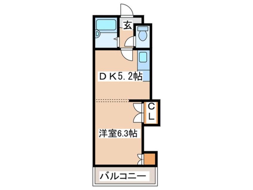 間取図 エンドレス三井西岡