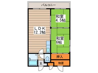 間取図 エンドレス三井西岡