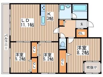 間取図 YAMAHANA CITY. STELLA