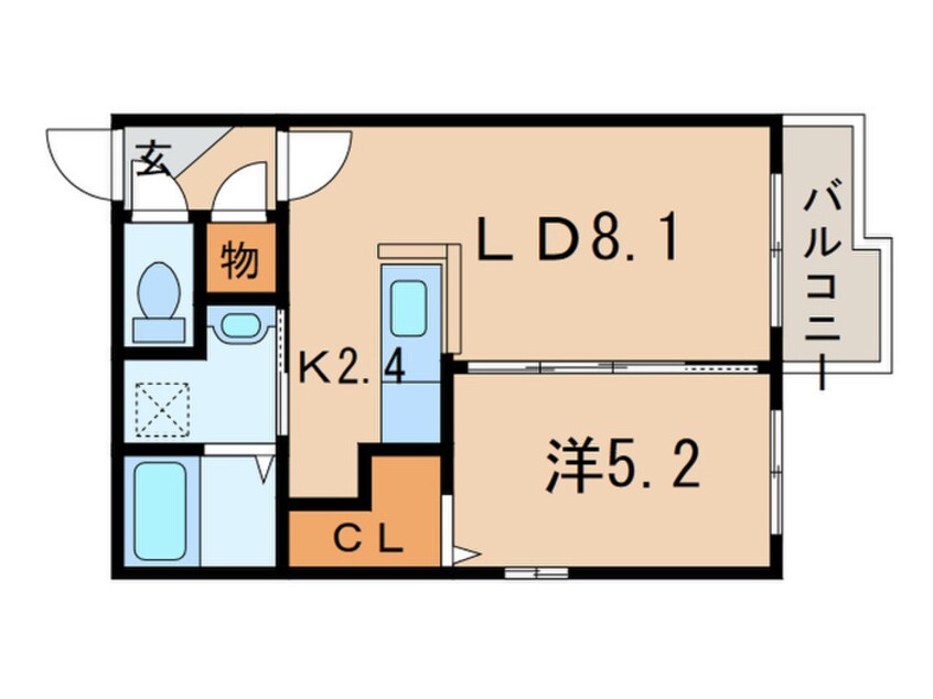 間取図 ブランコ白石