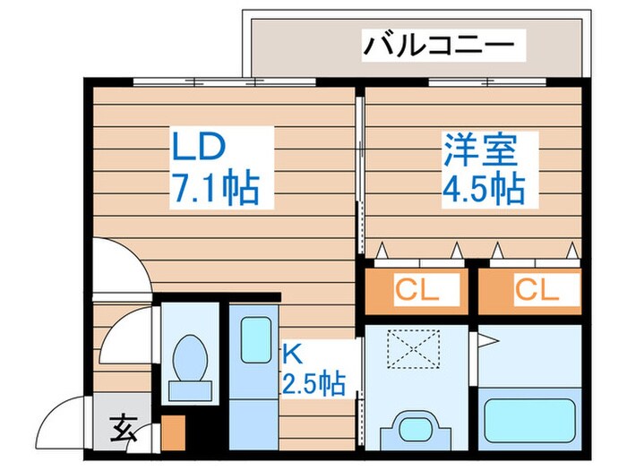 間取り図 セルバテ－ル南５条