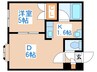 リーガルコート南5条 1DKの間取り