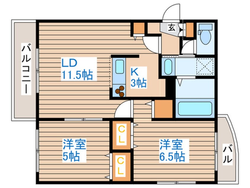 間取図 Ｃａｐｐｕｃｃｉｎｏ