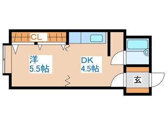間取図 曙リバ－サイド