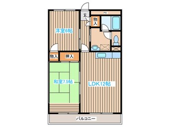 間取図 クラスターユーエム