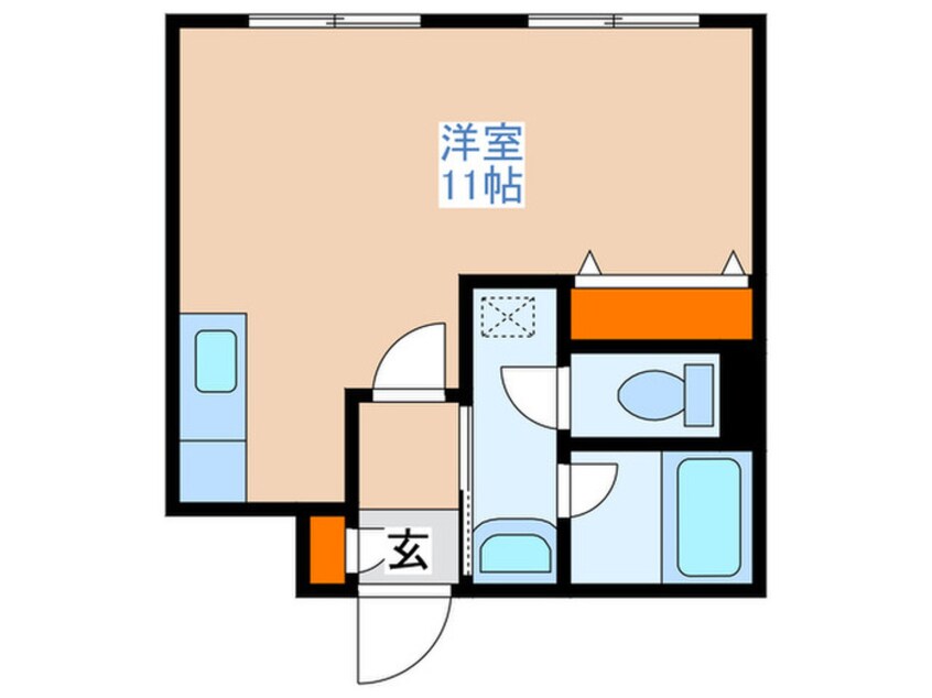 間取図 モスト豊平８・９