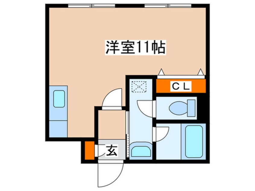 間取図 モスト豊平８・９