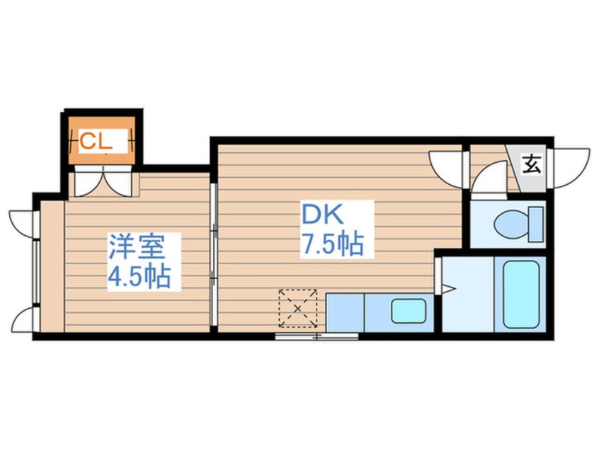 間取図 ア－バンコ－ト平岸Ⅴ