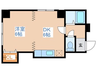 間取図 ヴィラフィリ－チェ平岸