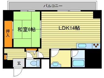 間取図 第２九条シャトー桂和