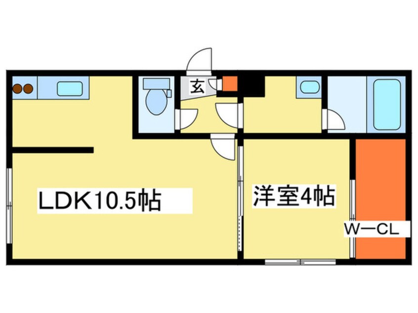 間取図 Ｒａｖｅｌｌｏ Ｎ２ Ｂ