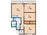 ﾏﾝｼｮﾝﾍﾞﾙｸﾞ 3DKの間取り