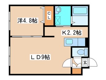 間取図 Ａ　ｂｅｌｉａ