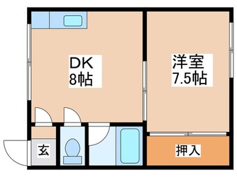 間取図 ハイツ富士見