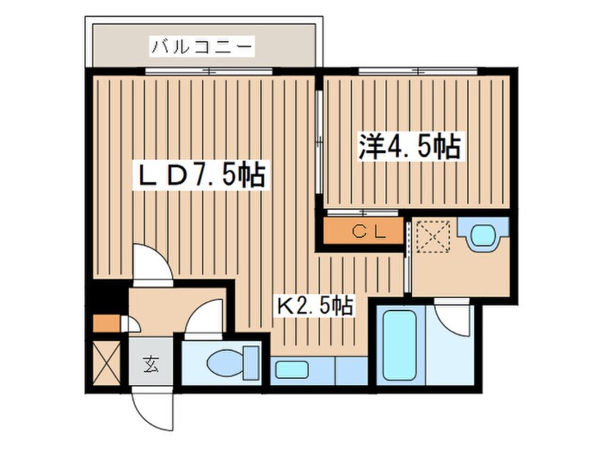 間取図 エポック南７条館