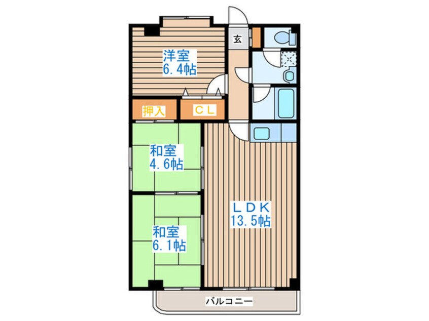 間取図 コスモ館