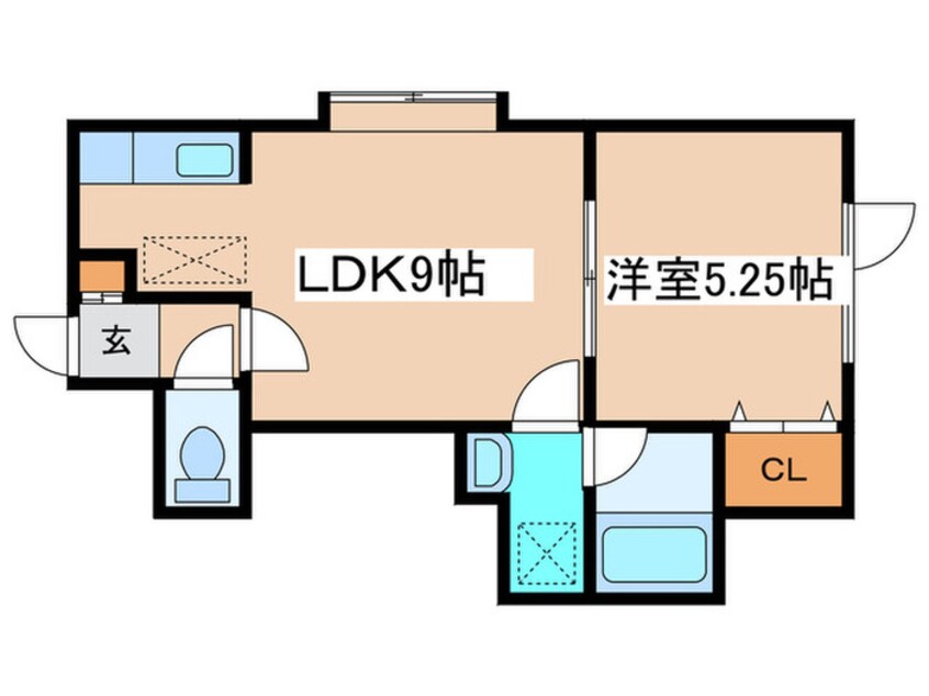 間取図 フォレストＮ４５