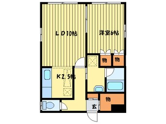 間取図 ヴィラ・プレステ－ジ