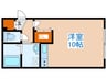 ＫＤＭハイツ 1Rの間取り