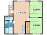 コ－ポＲ 2LDKの間取り