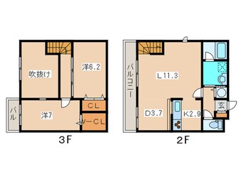 間取図 グランメ－ル東札幌東館