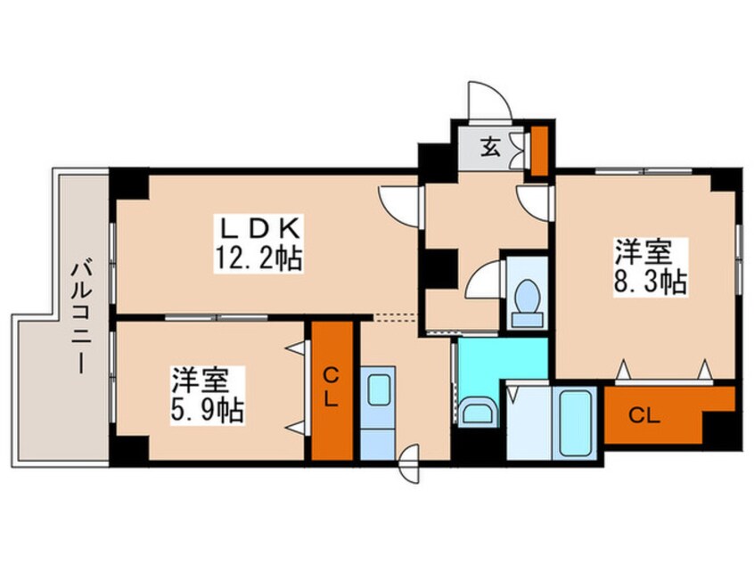 間取図 ウインザー