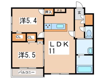 間取図 クレマティス円山