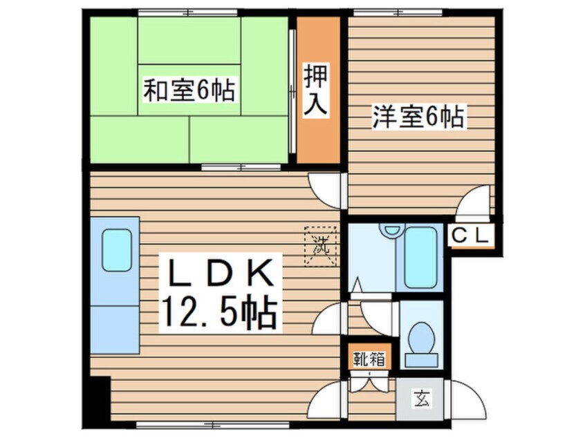 間取図 サンハイム