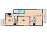 ｉｂｉｚａｍａｒｕｙａｍａ 2LDKの間取り