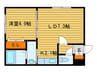アニバ－サリ－１６ 1LDKの間取り