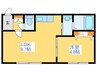 アニバ－サリ－１６ 1LDKの間取り