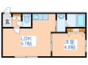 アニバ－サリ－１６ 1LDKの間取り