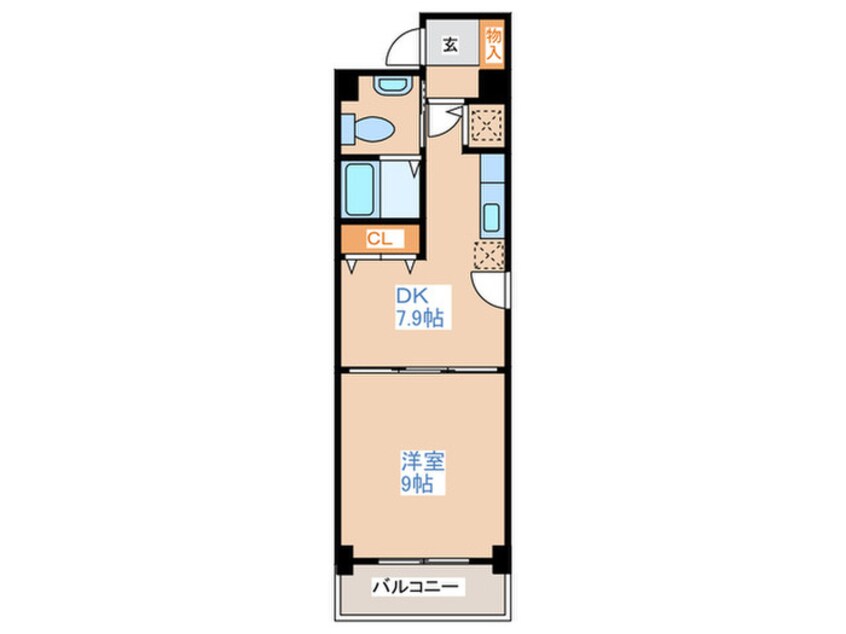 間取図 ＦＬＡＴ-Ａ