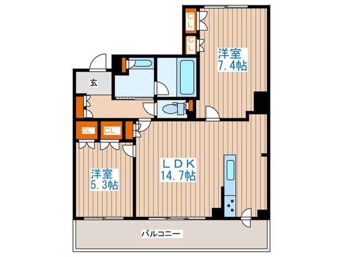 間取り図 ﾊﾟｰｸﾎｰﾑｽﾞ大通公園南(902)