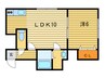 ラスティ４０ 1LDKの間取り