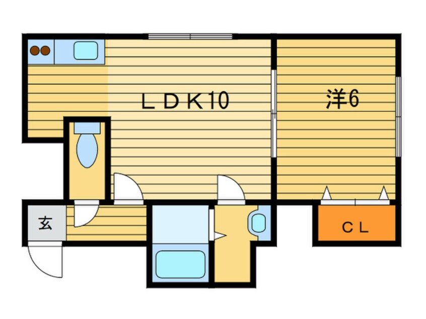間取図 ラスティ４０