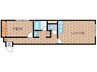 Ａｒｇｅｎｔ菊水 1LDKの間取り