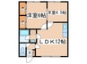 第２富樫マンション 2LDKの間取り