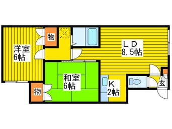 間取図 ハイツ三上