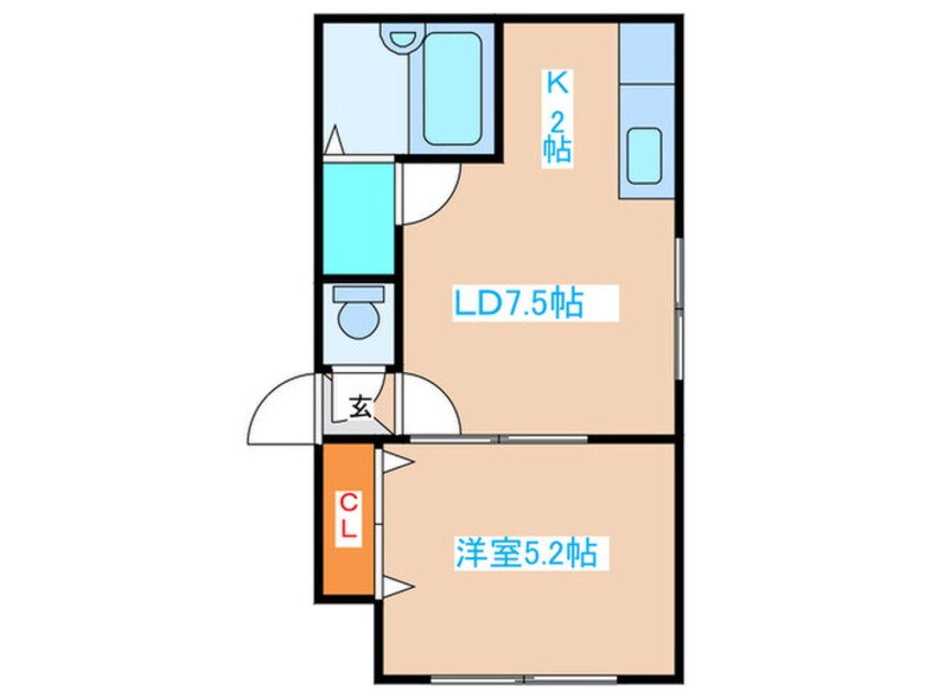 間取図 ハイツさくら