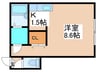 ハイツさくら 1Kの間取り