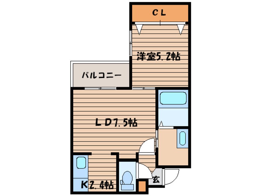 間取図 Ｐａｒｅｎｔｅ　Ｎ１８